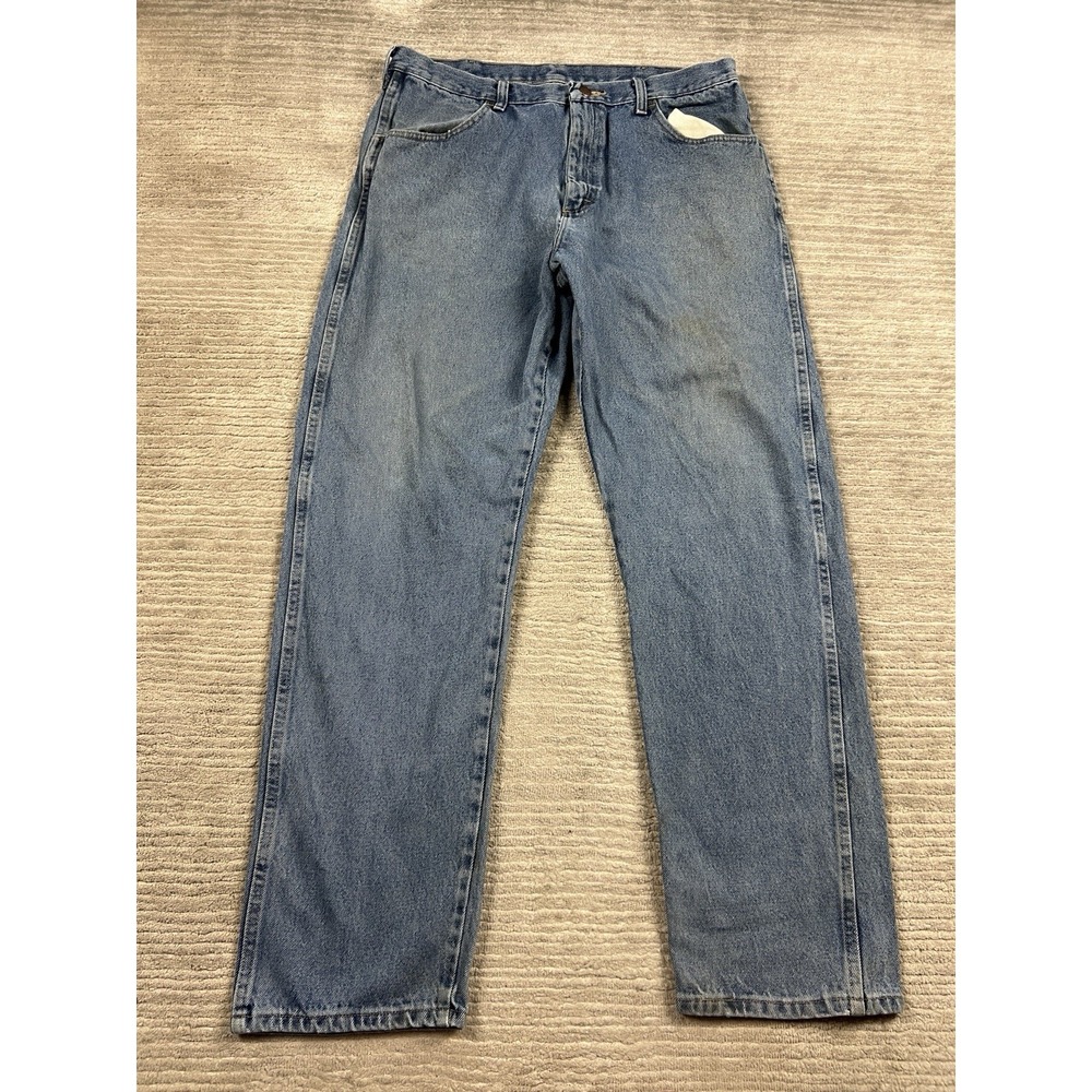 Vintage Maverick Jeans Mens 38x34 Blue Medium‎ Wash Denim Straight Leg 90s